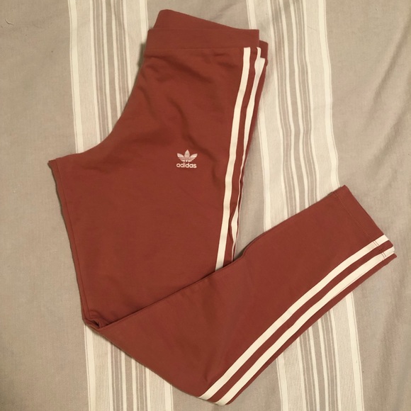 Adidas Ash Pink Cotton Leggings - Picture 2 of 5
